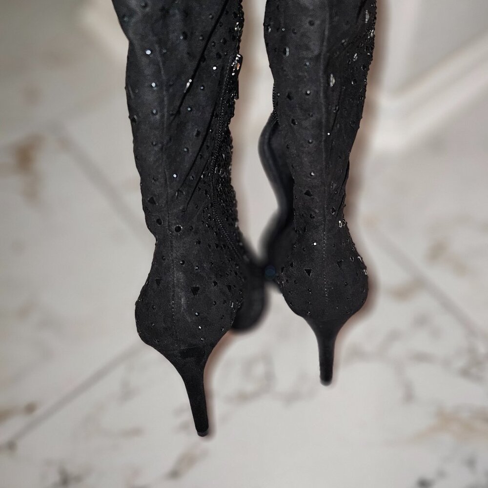Jessica Simpson OTK Rhinestone Boots - Picture 6 of 7